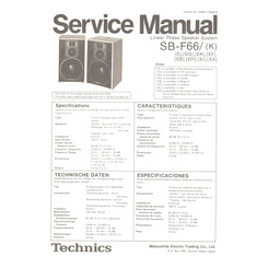 SB-F66 Technics Service Manual HighQualityManuals.com