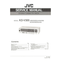 KD-V300 A/B/C/E/ED/J/U/NA/NB/NC/NE/NED/NJ/NU