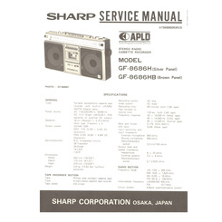 GF-8686H/HB Sharp Service Manual HighQualityManuals.com